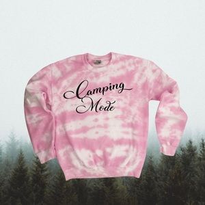 🛍HOST PICK🛍 Tie Dye Camping Mode Sweatshirt